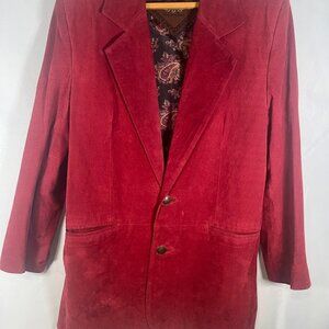 Hunters Run Vintage Red Blazer Size Medium